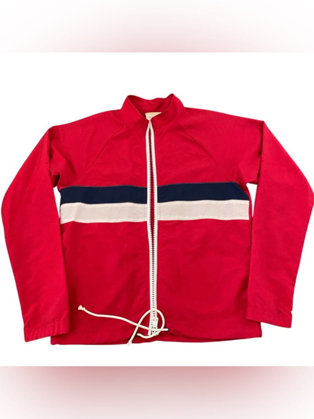 this is not a polo shirt band of outsiders jacket VTG sz1 windbreaker madeinUSA